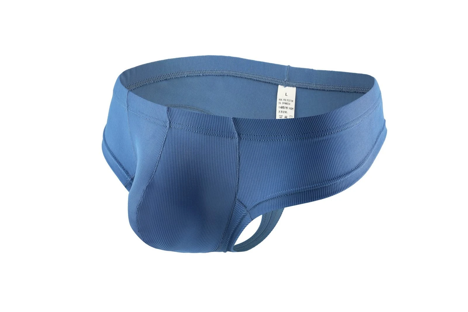 Faringoto Men's Bikini Underwear Sexy Fashion Low Waist Breathable Seamless G-string Blue