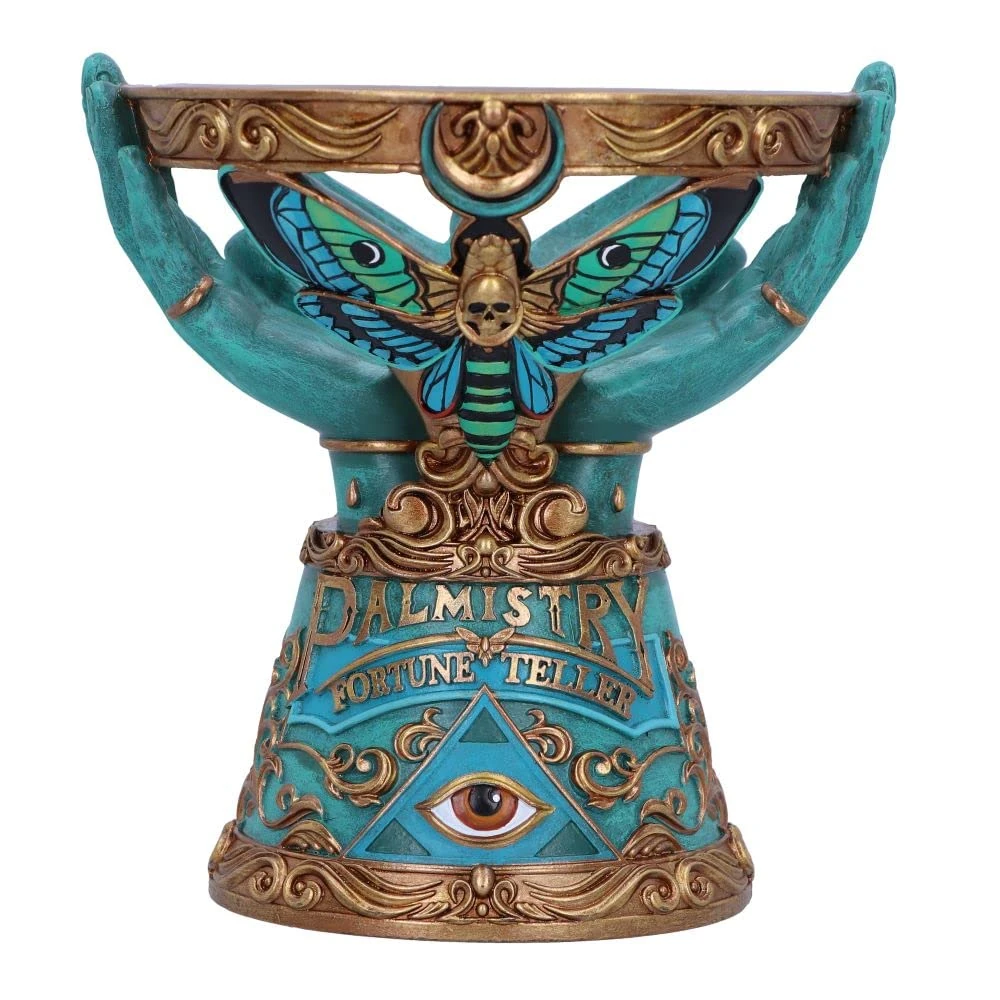 Nemesis Now The Teller Crystal Ball Holder, Blue, 15cm