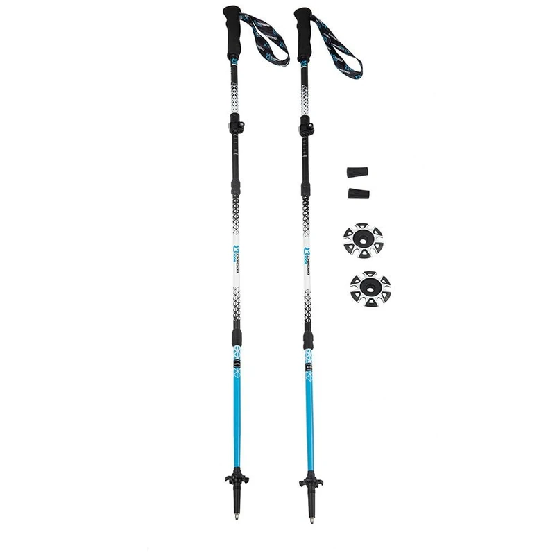 ROCK EXPERIENCE REUH01211 DYNAMIC Z EVO ALU POLE Trekking poles Unisex 0208CAVIAR+1371AQUARIUS+0003BRIGHT WHITE U