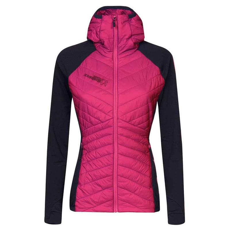 ROCK EXPERIENCE REWJ06121 ECO MANITOBA HYBRID Jacket Women 2000 CHERRIES JUBILEE+0208 CAVIAR L