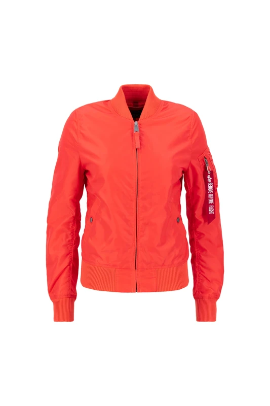 Alpha Industries MA-1 TT bomber jacket for women Radiant Red - Image 1