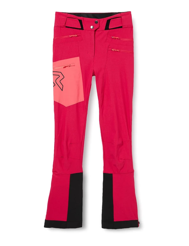 ROCK EXPERIENCE REWP03502 RED Tower Pants Women 2000 Cherries Jubilee+0793 Paradise Pink XL - Image 1