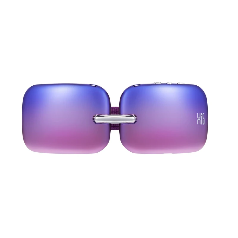 Hi5 E-10 Foldable Mini Wireless USB Eye Massager with Heat &Vibration, Lightweight Portable Travel Eye Therapy Massager, Dazzle Pink