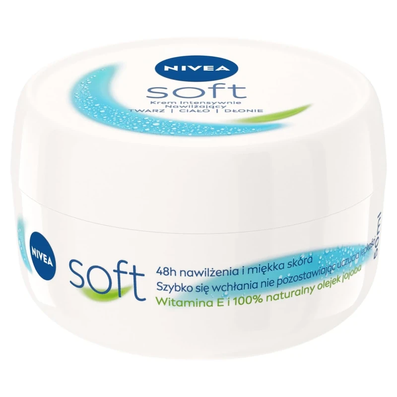 NIVEA Soft Moisturising Body & Hand Cream 50ml - Ultra Light