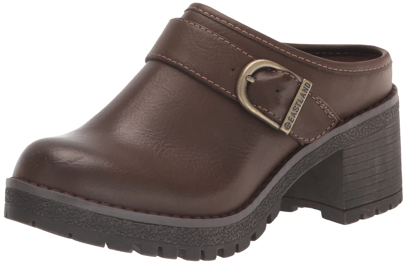 Eastland Women's Nola Clog, Brown, 4 UK
