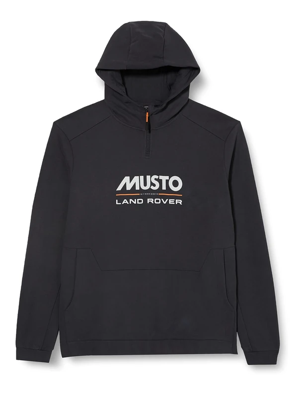 Musto Men's M Lr Hoodie 2.0 Hooded Sweatshirt, 844 Carbon, S - Image 1