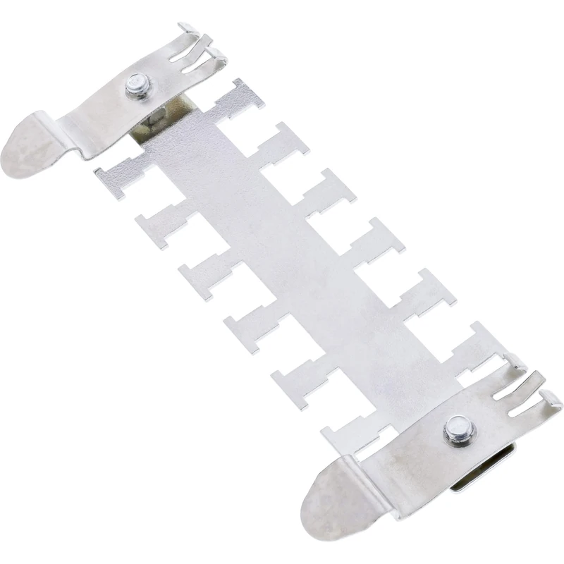 InLine® Cable guide strip for mounting on top-hat rail (TS35) metal