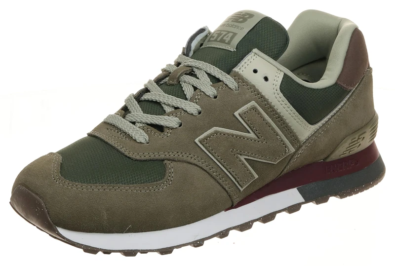 New Balance Men's 574 Sneaker, Brown, 6.5 UK