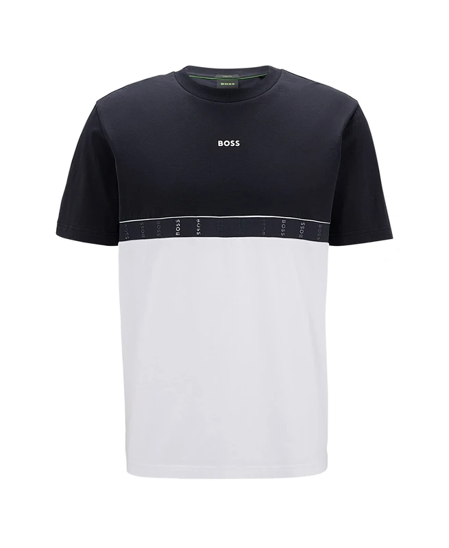 BOSS Men's Tee Tape T-Shirt, Dark Blue, XXXXXXL