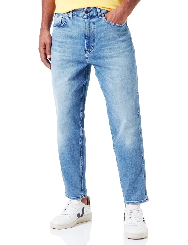 BOSS Men's Tatum Bc-c Jeans Trousers, Turquoise/Aqua440, 31 W/30 L