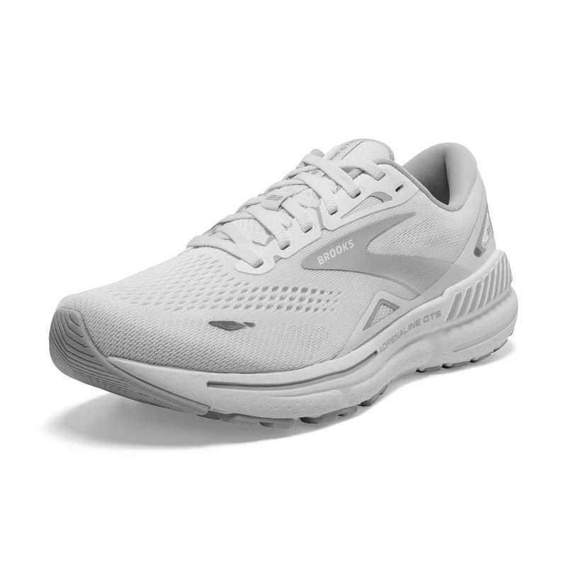 BROOKS 1203811B104 Adrenaline GTS 23 Women White/Oyster/Silver UK 4.5