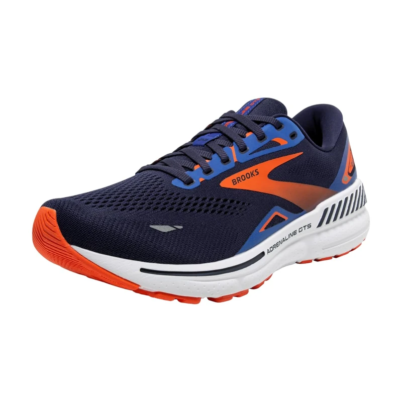BROOKS 1103911D438 Adrenaline GTS 23 Sneaker Male Peacoat/Orange/Surf the Web UK 8