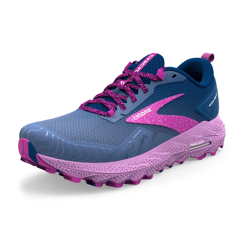BROOKS 1203921B449 Cascadia 17 Sneaker Female Navy/Purple/Violet UK 6