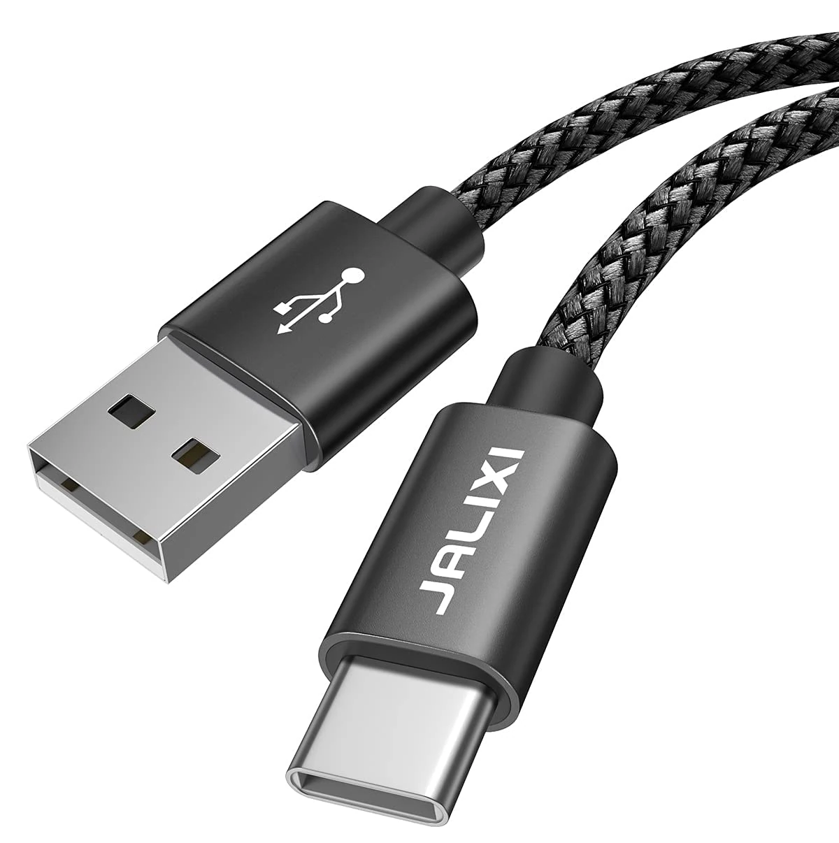 JALIXI USB C Charger Cable 1M, 3A Fast Charging USB to USB C Charger Lead Type C for Samsung Galaxy S10 S23 S22 S21 Ultra Plus, A55 A35 A25 A15 5G A54 A53 A52 A34 A33 A14 A13 A12, Black