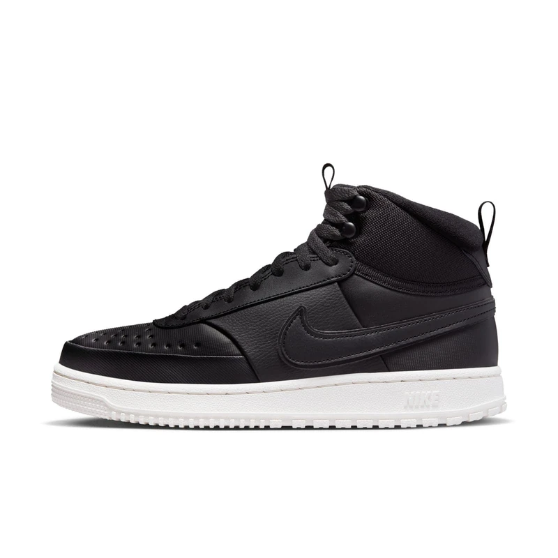 Nike Men's Court Vision Mid Wntr Shoes, Black/Black-Phantom, 7.5