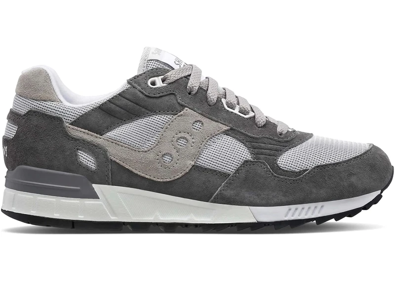 Saucony Men's Shadow 5000 U Sneaker, Gray/Silver, 3.5 UK
