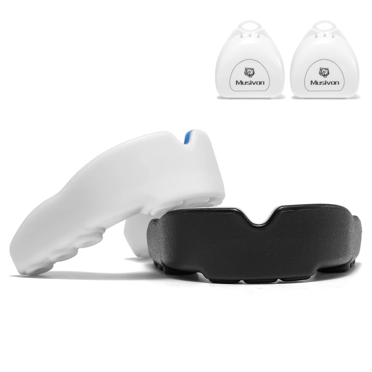 Gum Shield Kids 2 Pcs (Age 9-15) - Junior Childs Mouth Guard for Rugby Hockey Boxing Protecting Teeth