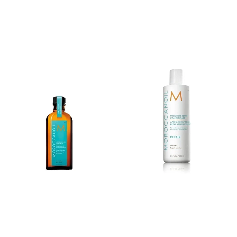 Moroccanoil Treatment Hair Oil, 100ml & Moisture Repair Conditioner