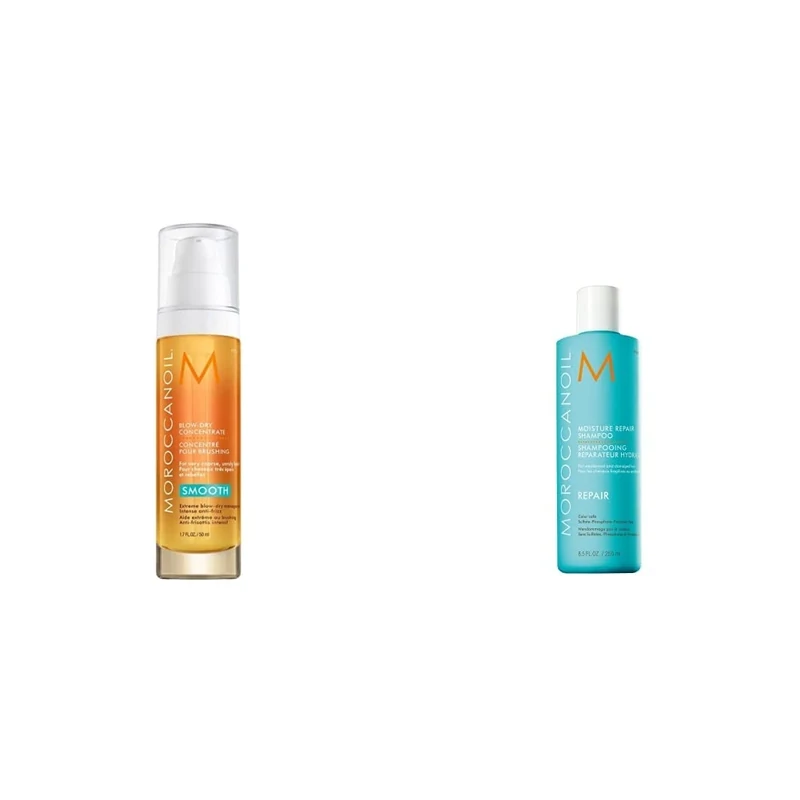 Moroccanoil Blow-dry Concentrate, 50ml & Moisture Repair Shampoo, 250ml