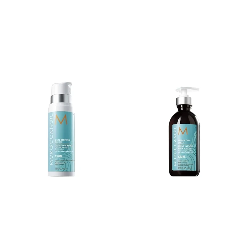 Moroccanoil Intense Curl Cream, 300ml & Curl Defining Cream, 250ml