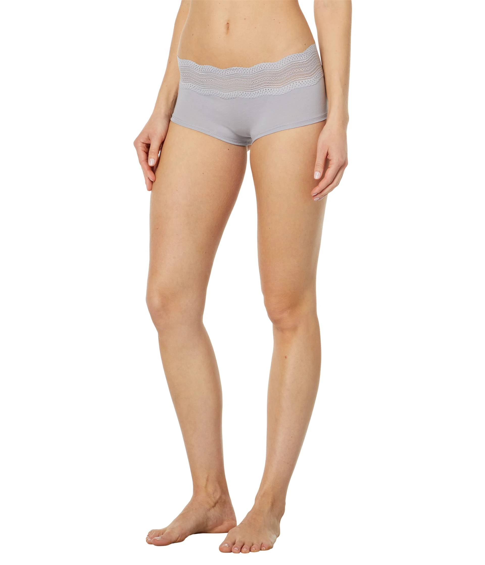 Cosabella Women's Dolce Boy Shorts, Varanasi Gray, L