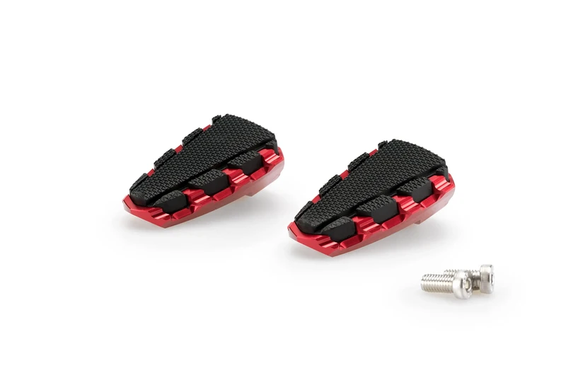 Puig 20853R Trail 2.0. Footpegs Red