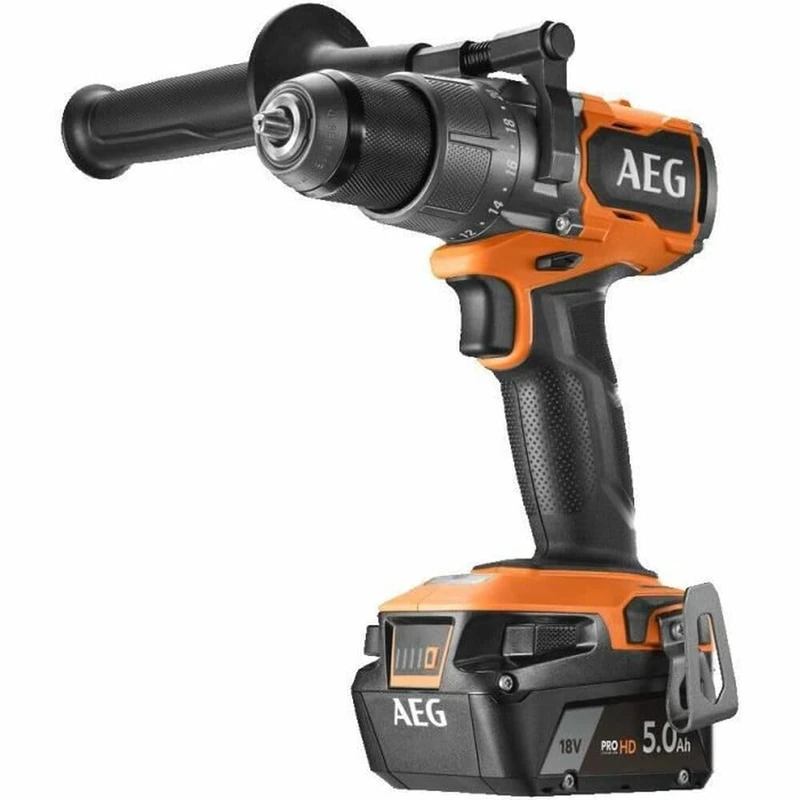 AEG - BSB18C3BL-502C Brushless Hammer Drill 18V 110Nm 2 x 5Ah Batteries