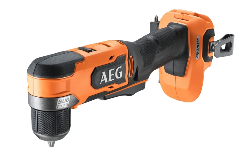 AEG 18 V Pro18V Brushless Angle Drill Sub-Compact BS18SRABL-0, Torque 42 Nm, Without Battery and Charger