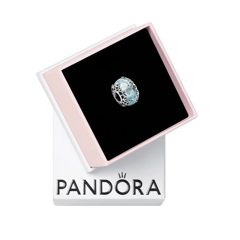 Pandora Snowflake Snowglobe Dangle Charm - Image 1