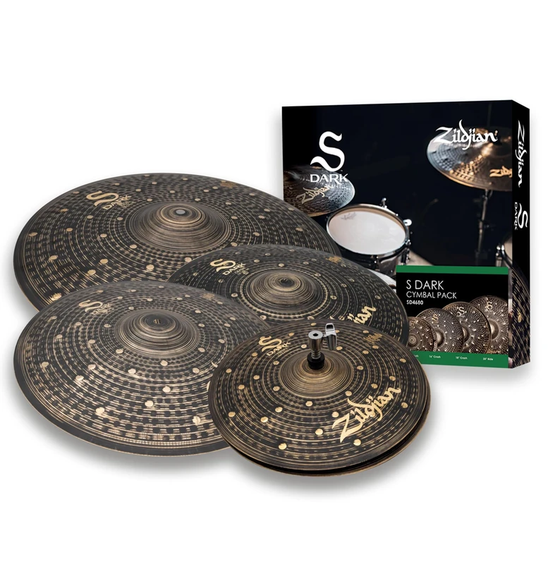 Zildjian SD4680 S Family Dark Cymbal Pack - Cymbal Set