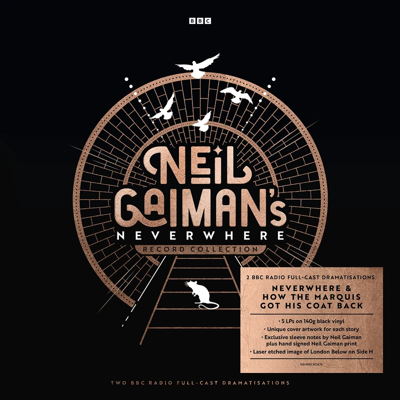Neil Gaiman's Neverwhere Record Collection (140g Black Vinyl) - Signed Edition [VINYL]
