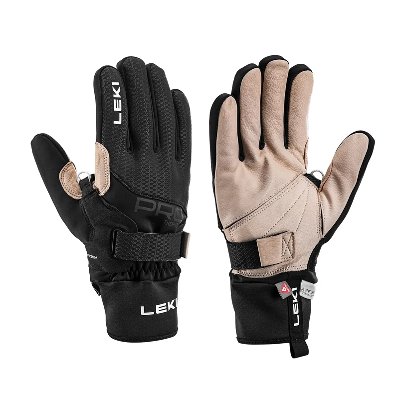 LEKI Unisex Adult Ski Poles, Black, L