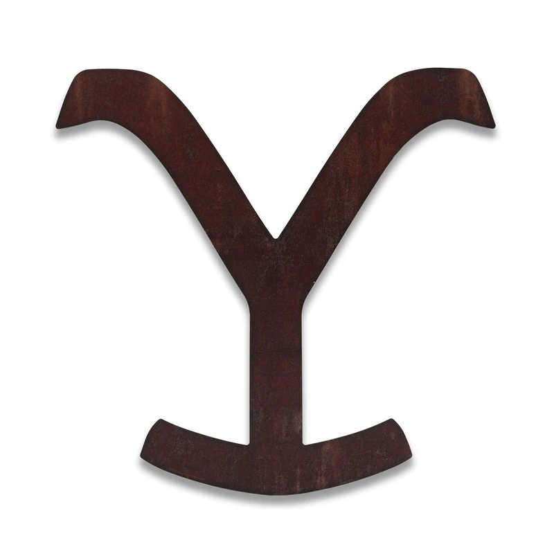 Yellowstone TV Show Dutton Ranch Brand Metal Sign - Vintage Yellowstone Logo Sign for Home - Image 1