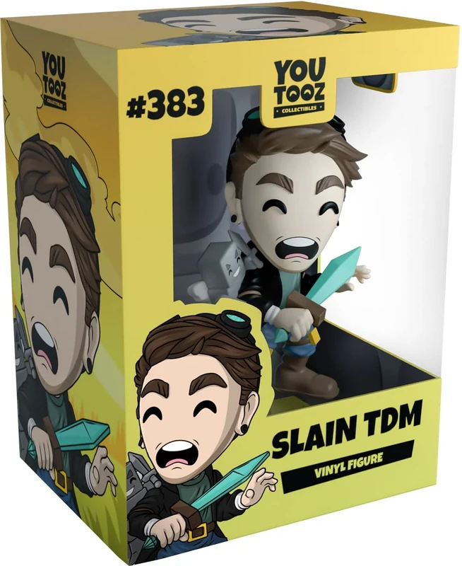 You Tooz Slain TDM 4.7" Inch Vinyl Figure, Slain DanTDM Collectible Figure by Youtooz Creator Collection - Image 1