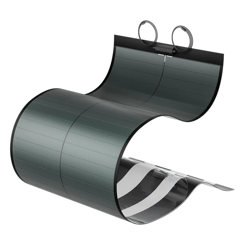 BougeRV Yuma 200W CIGS Thin-Film Flexible Solar Panel, The Most Flexible Solar Panel with Tape for Easy Installation