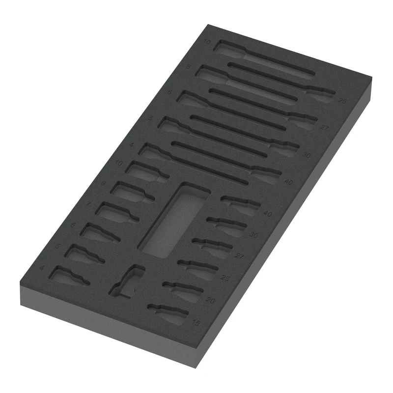 9823 Depósito de espuma p.jgo vas. puntas Zyklop B