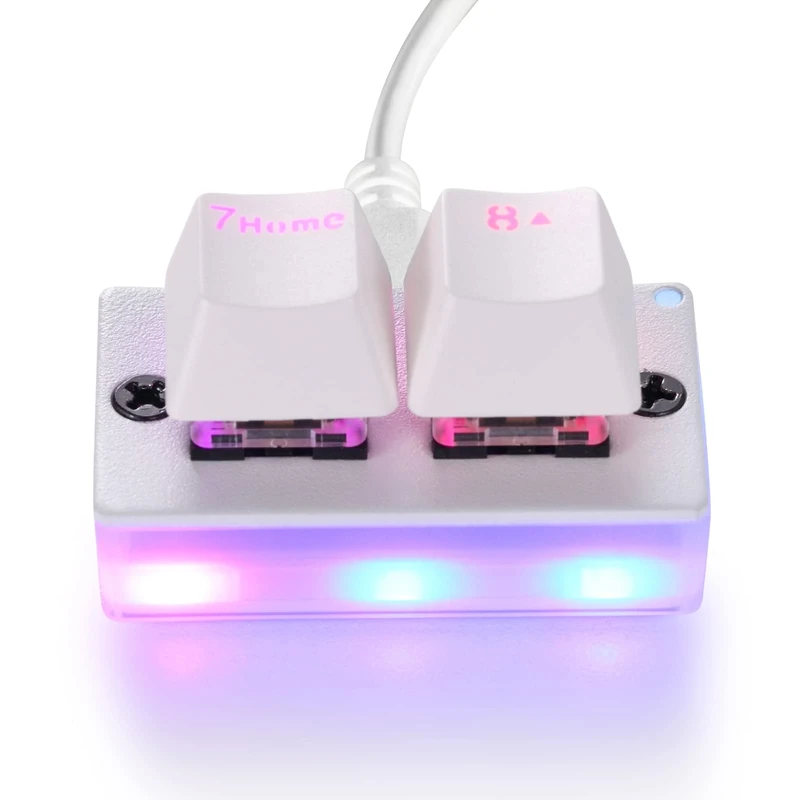 MOTOSPEED K2 OSU Hot Swap Game Keyboards USB Wired RGB Mechanical Keypad with 2 Fully Programmable Keys Brown Switches