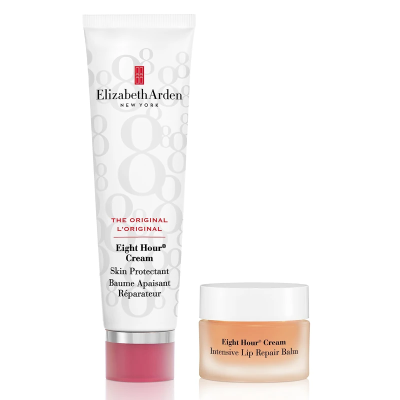 Skincare Bundle: Elizabeth Arden Eight Hour Cream Skin Protectant (50ml) + Eight Hour Cream Intensive Lip Repair Balm (11.6ml) - Image 1
