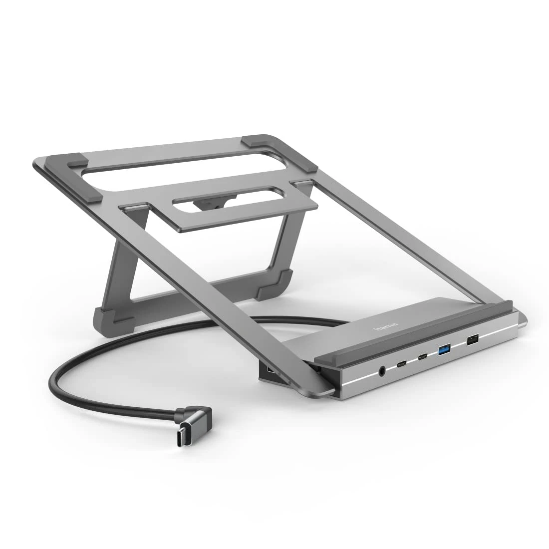 Hama "Connect2Office Stand USB-C Docking Station, Notebook Holder, 12 Ports