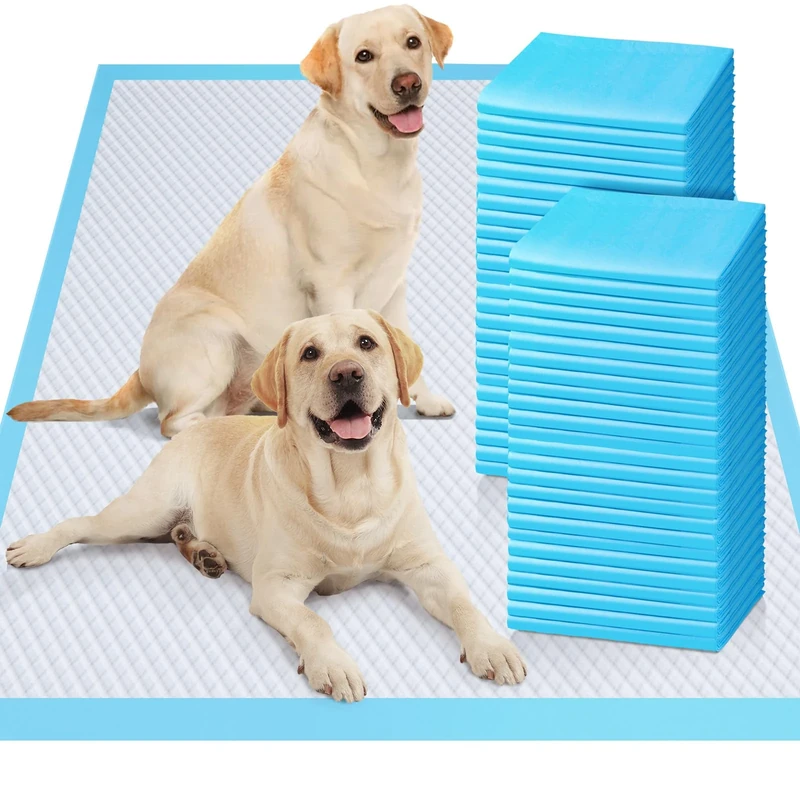 Gimars 3XL 30"x36" Thicken 6 Layers Ultra Absorbency Dog Pee Pad Extra Large 3S Quick Dry Leakproof Pee Pads for Dogs, Cats, Rabbits Pets