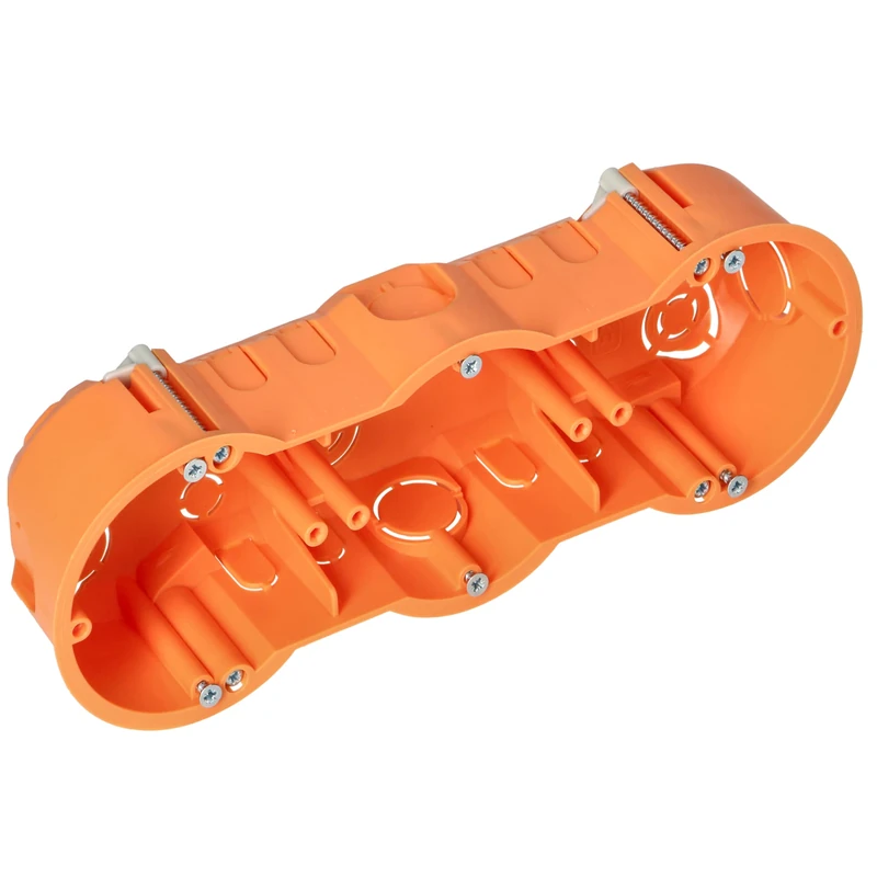 ORNO JB-13813 Cavity Wall Box Windproof for Plasterboard Diameter 60 mm (Pack of 80)