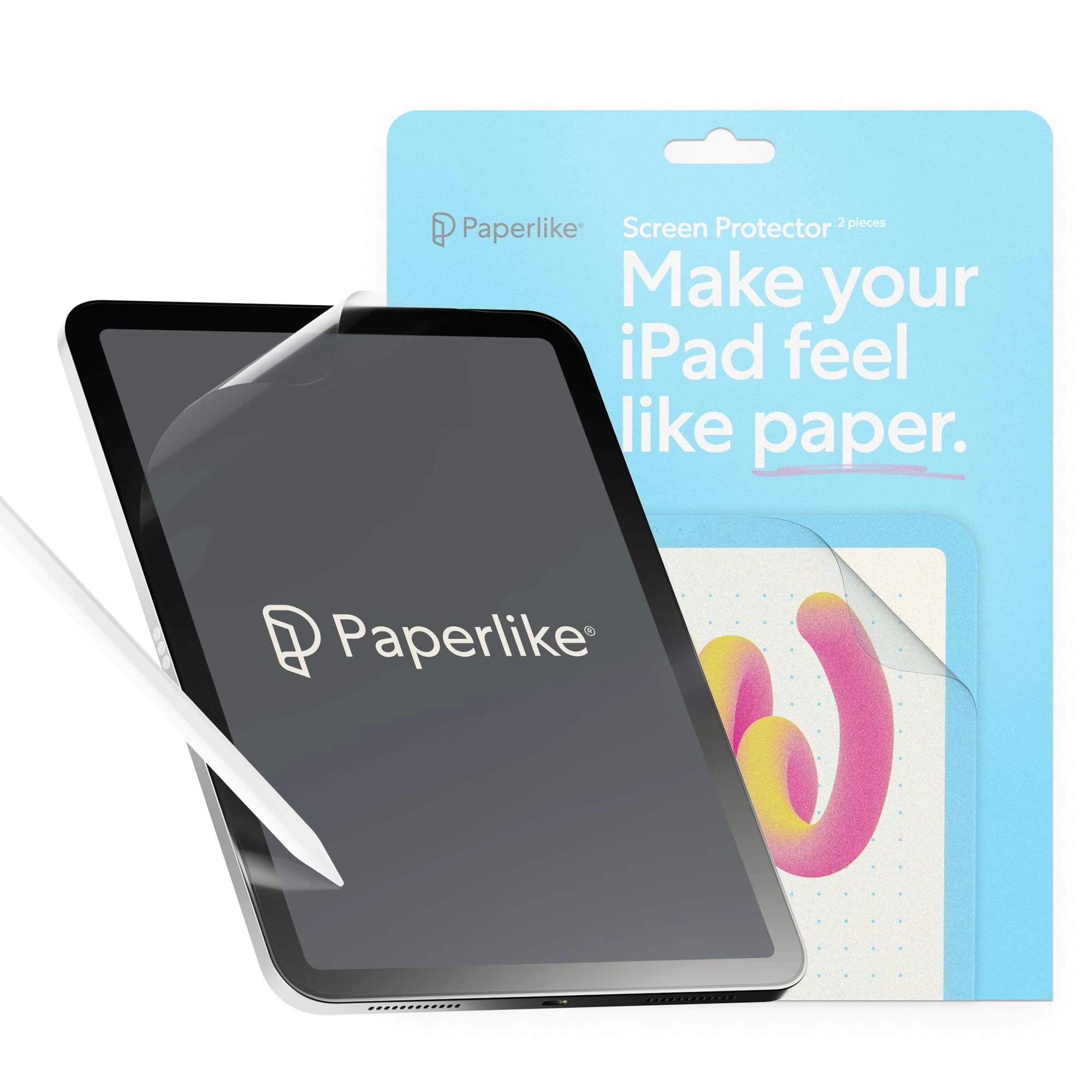 Paperlike Screen Protector (Previous Model) 2x for iPad Pro 12.9" (2018/20/21/22) for an authentic paper-feel