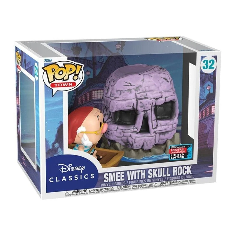 Funko Town Classics SMEE Figure with Skull Rock Model 32 Exclusive Captain Hook