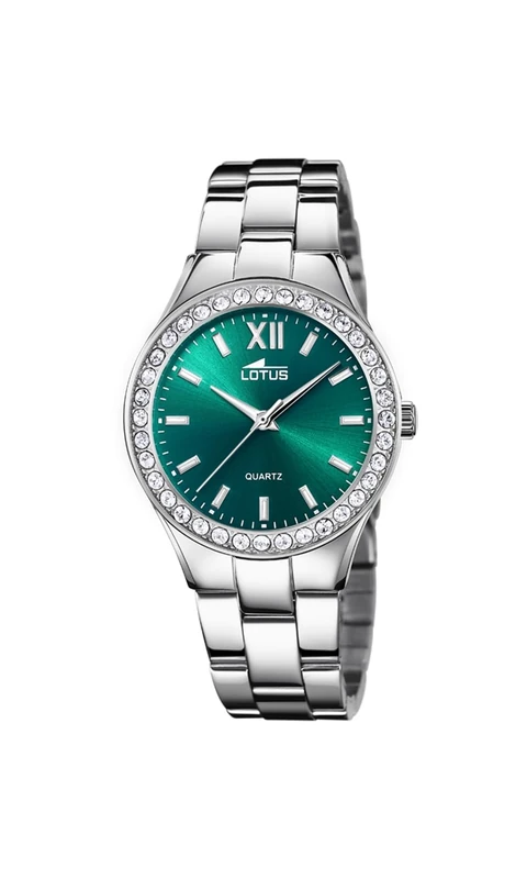 Lotus Women's Analogue Watch 316L Stainless Steel Silver – Quartz Movement – Mineral Glass Highly Resistant – 5 ATM Waterproof 18883/7 – Trendy