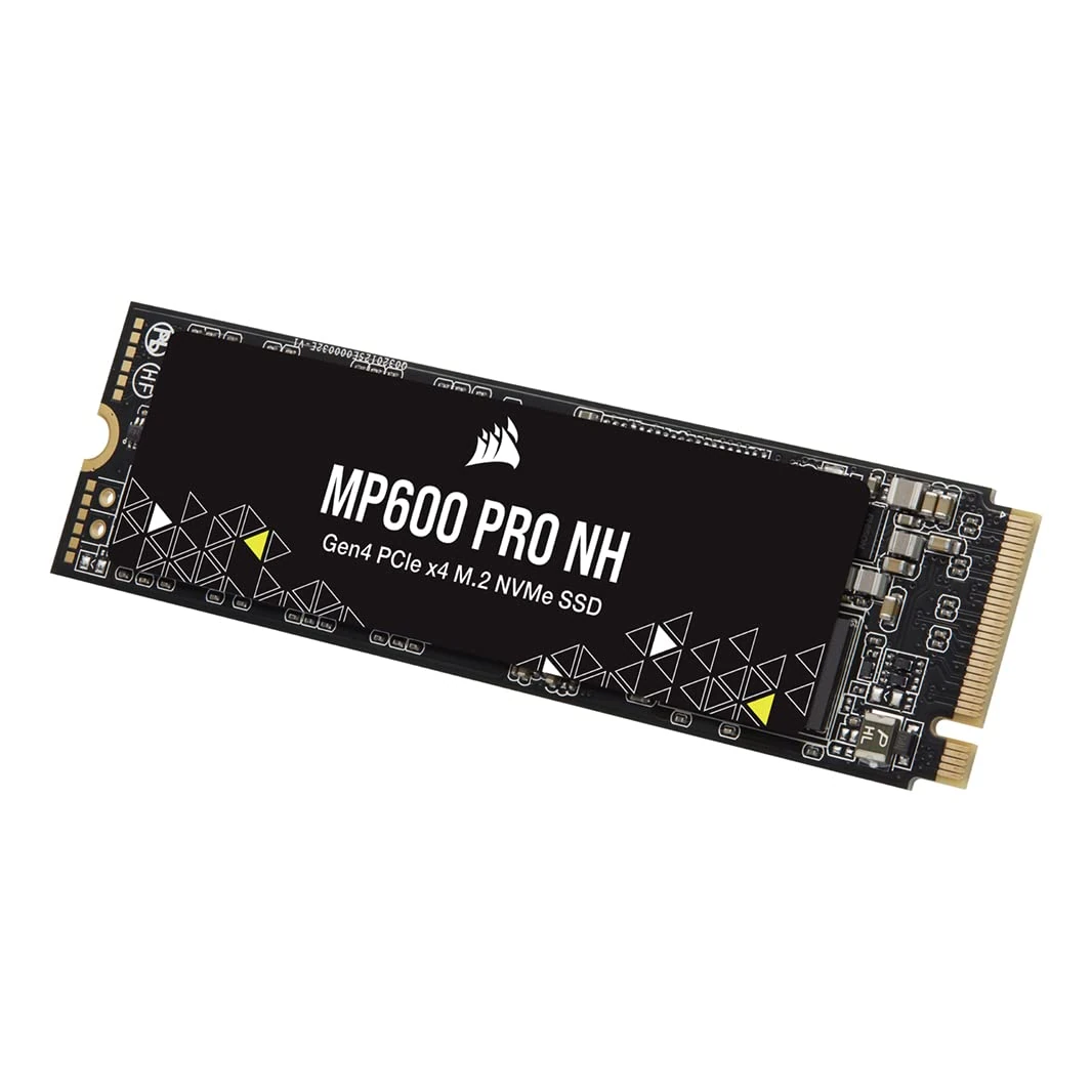 Corsair MP600 PRO NH 8TB PCIe Gen4 x4 NVMe M.2 SSD – High-Density TLC NAND – M.2 2280 – DirectStorage Compatible - Up to 7,000MB/sec - No Heatsink - Black