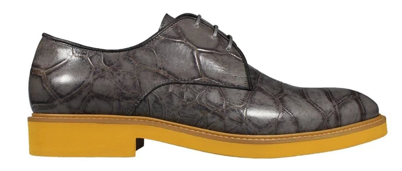 Mascolori Men's Rocks and Bananas Oxford - Gray - Size 8 UK - Image 1