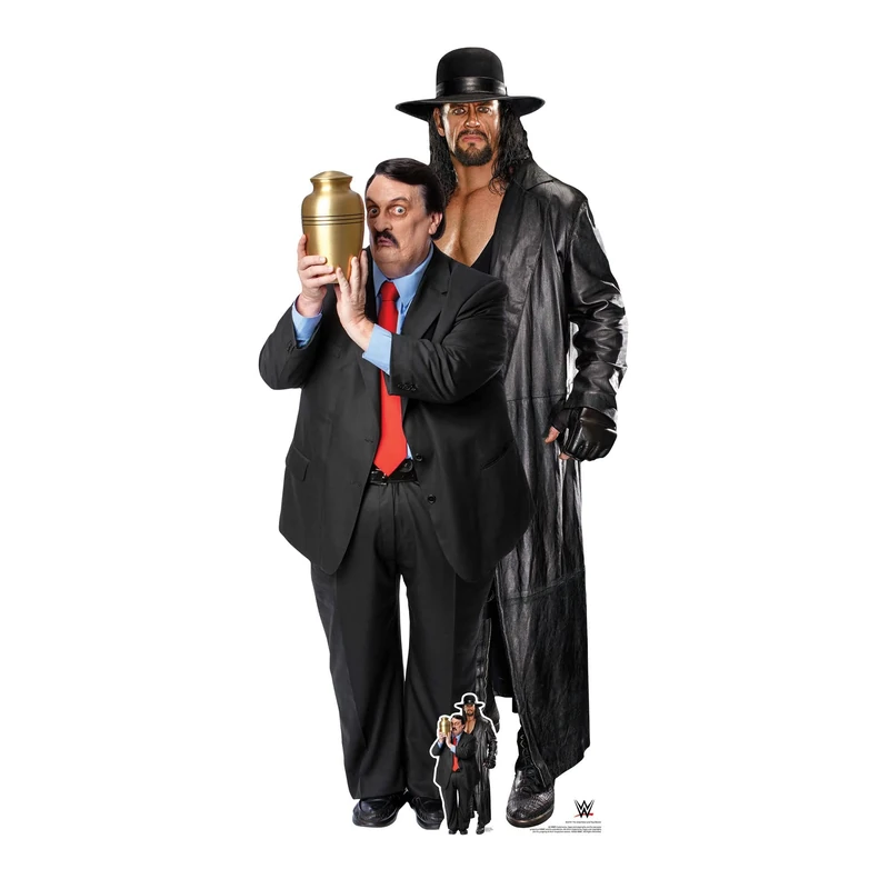 Star Cutouts SC4161 WWE The Undertaker with Paul Bearer Lifesize Cardboard Cutout – Iconic Entrance Display, Wrestling Party Decoration & Collector Gift