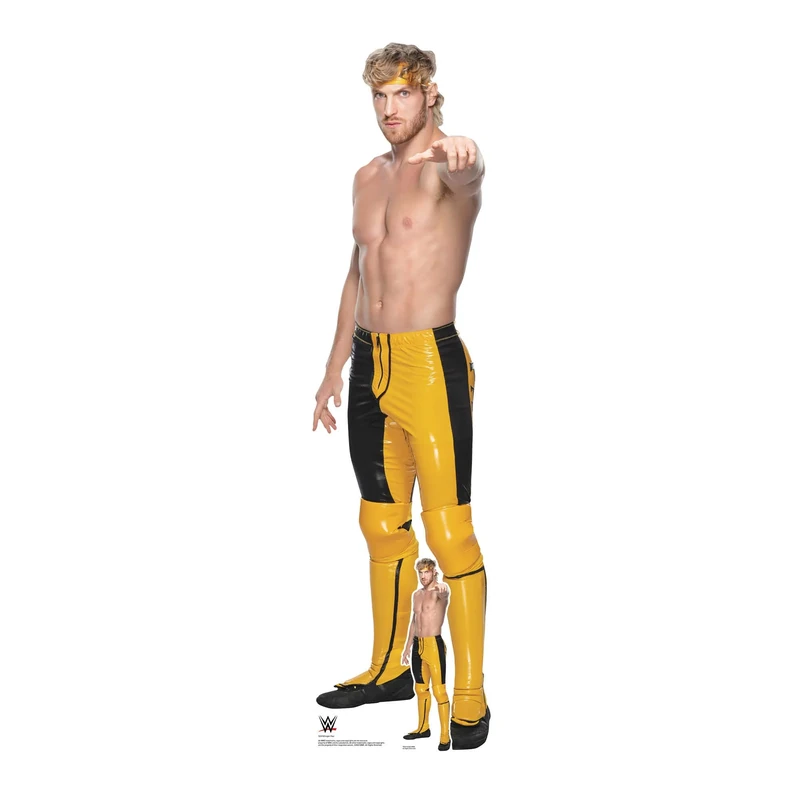 Star Cutouts SC4148 WWE Logan Paul Lifesize Cardboard Cutout with Mini – Wrestling Party Decoration, Event Display & Collector Gift