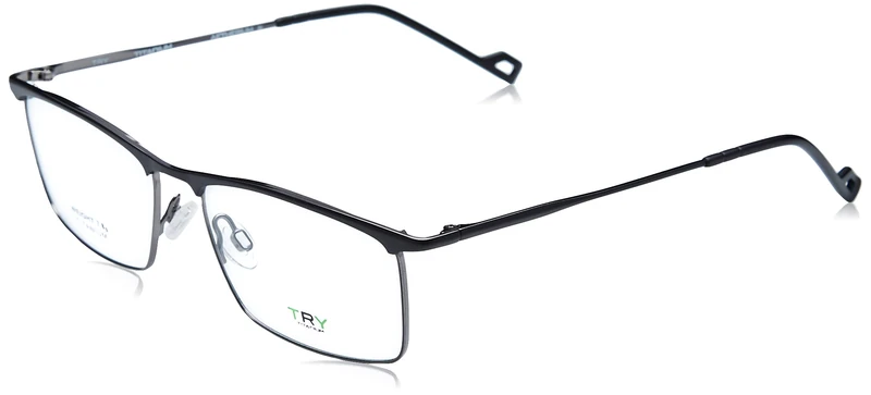 try AETHERIUM III TYA13V Glasses, Black, 55 for Men, Black