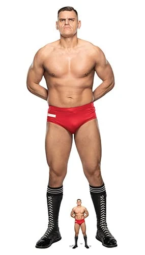 Star Cutouts SC4165 WWE Gunther Ring General Cardboard Cutout with Mini – Wrestling Party Decoration, Event Display & Collector Gift